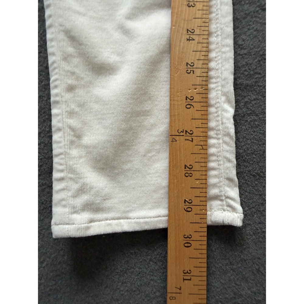 Ann Taylor Loft Womens Modern Skinny Cream Corduroy Skinny Leg Size 00/24 -EUC - Picture 12 of 14